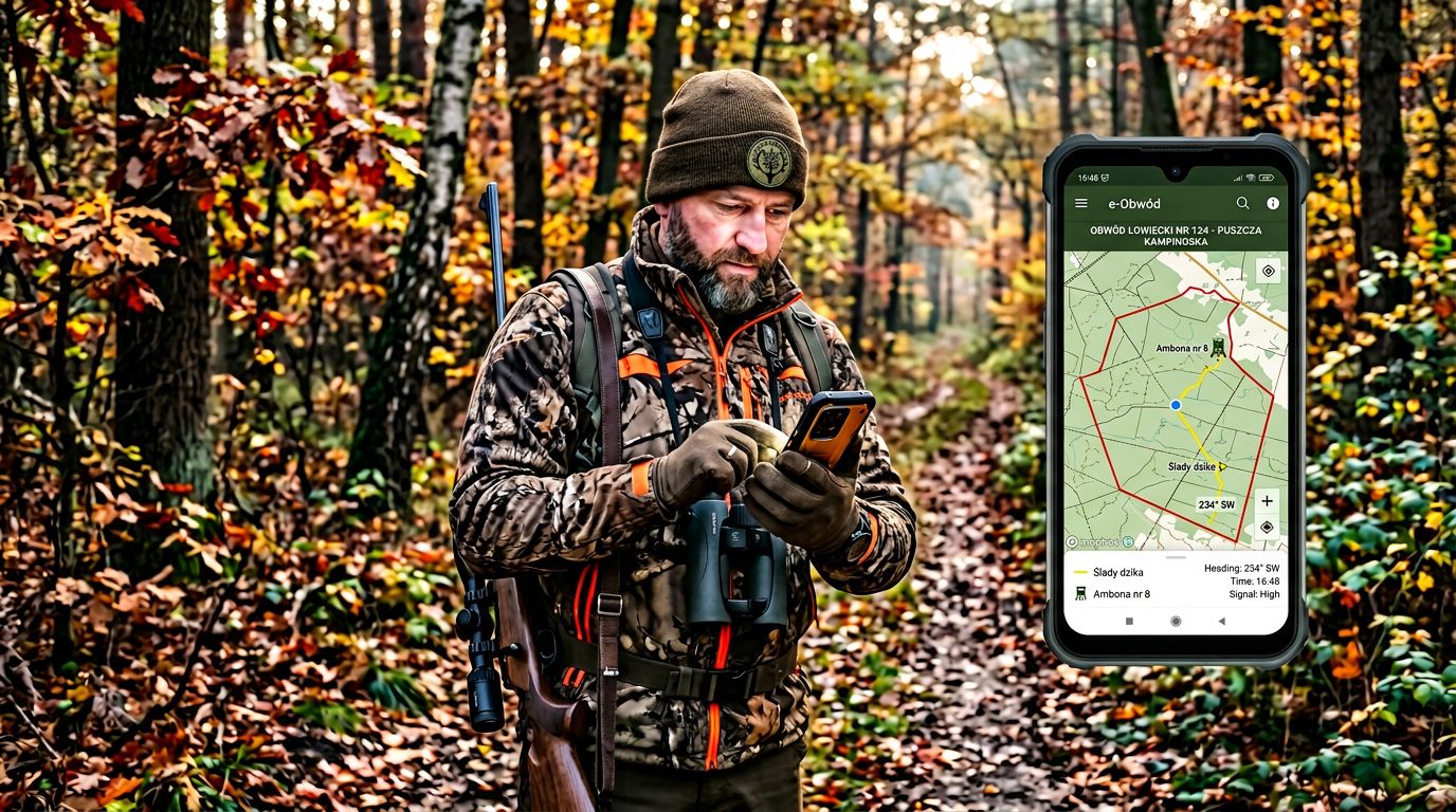 Aplikacje dla myśliwych 2026 – e-Polowanie, mapy obwodów i pogoda