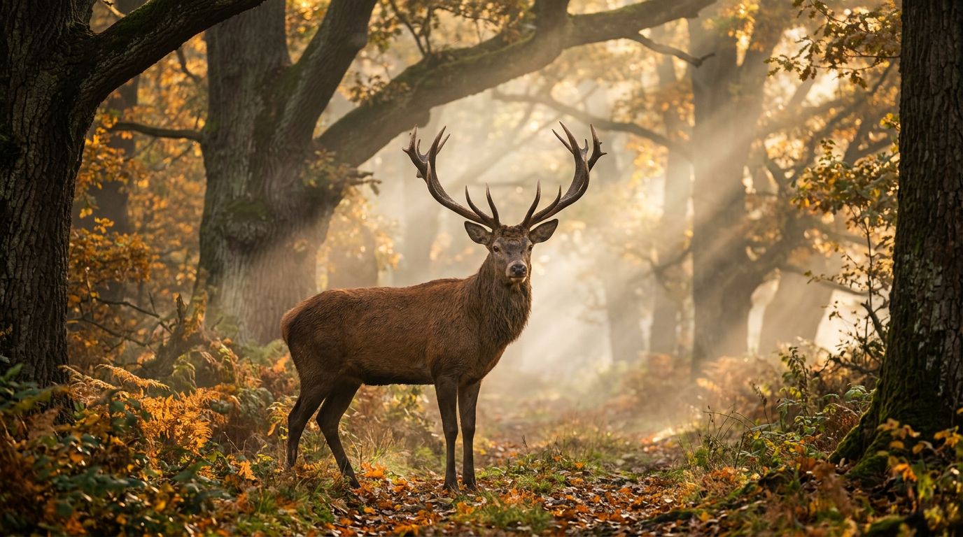 Polowanie na jelenia szlachetnego – sezon, tropienie i trofea medalowe