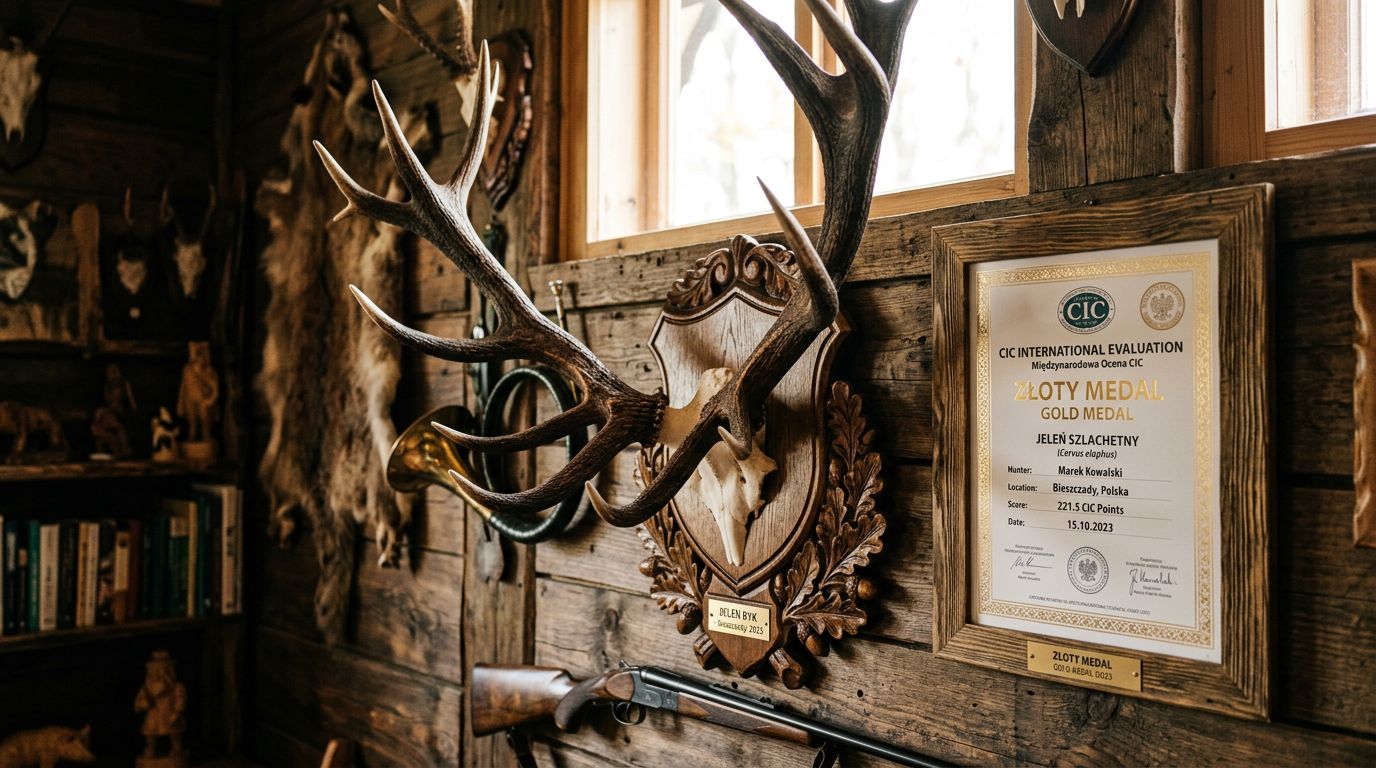 Trofea łowieckie – wycena CIC, medalowanie i preparacja. Kompleksowy przewodnik